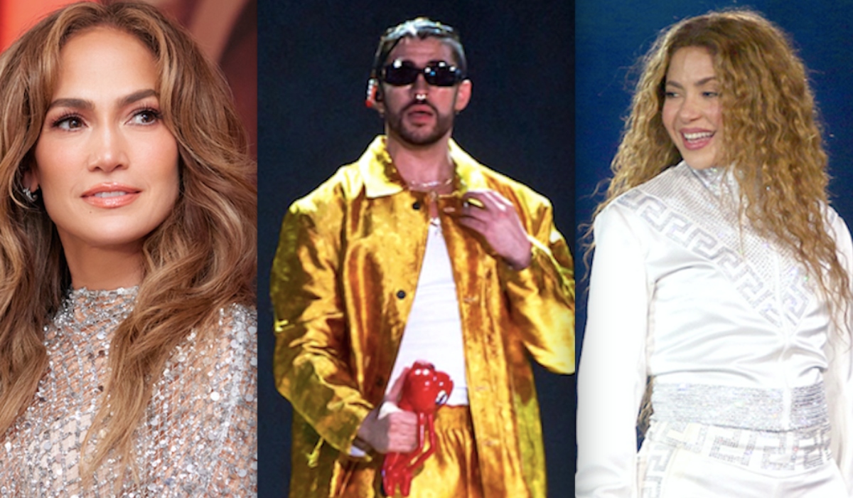 ¿Enojadas? Shakira y Jennifer López reaccionan al anuncio de Bad Bunny en el Super Bowl