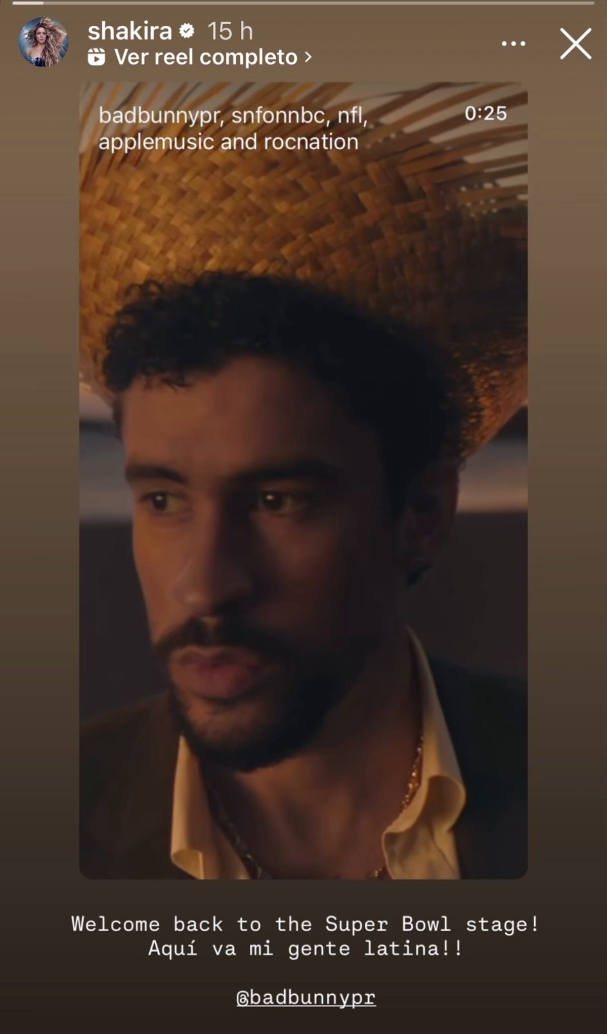 Bad Bunny, Shakira, Jennifer López