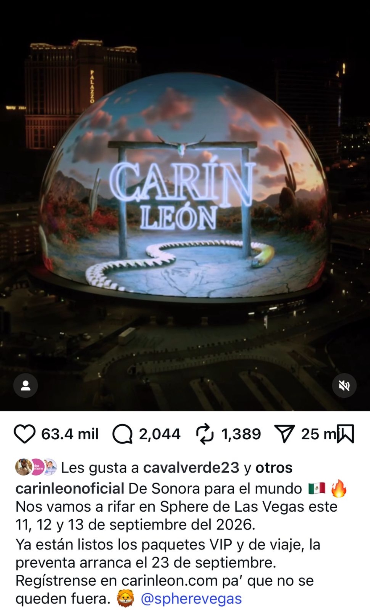 Carín León, música