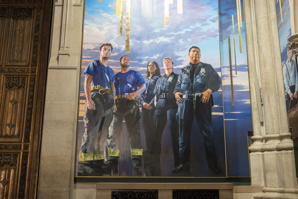La Catedral de San Patricio honra a inmigrantes de New York con un imponente mural