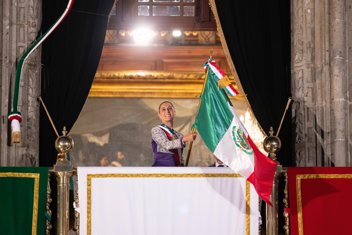 El look histórico de Claudia Sheinbaum en el Grito de Independencia de México