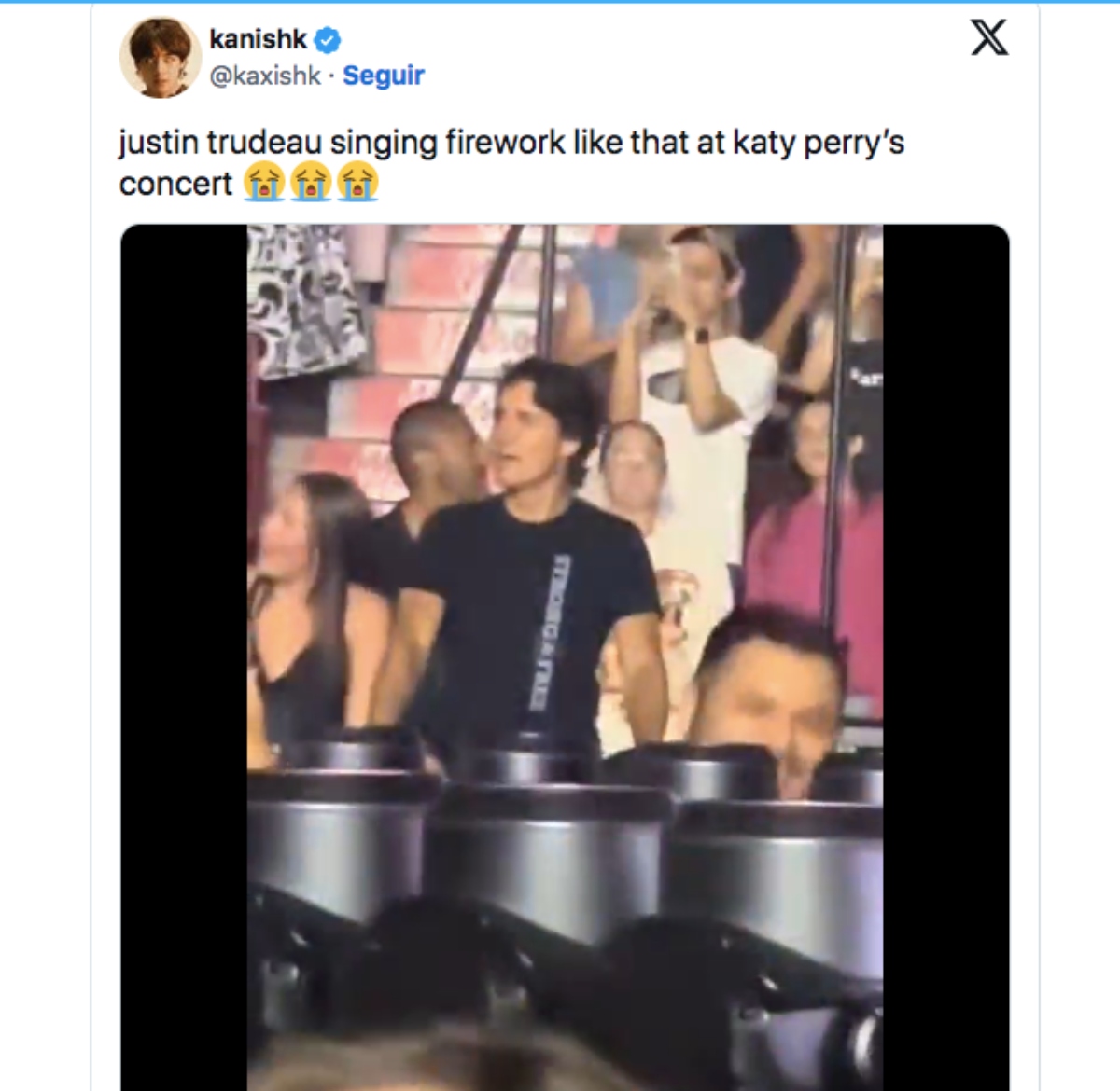 Katy Perry, Justin Trudeau, romance
