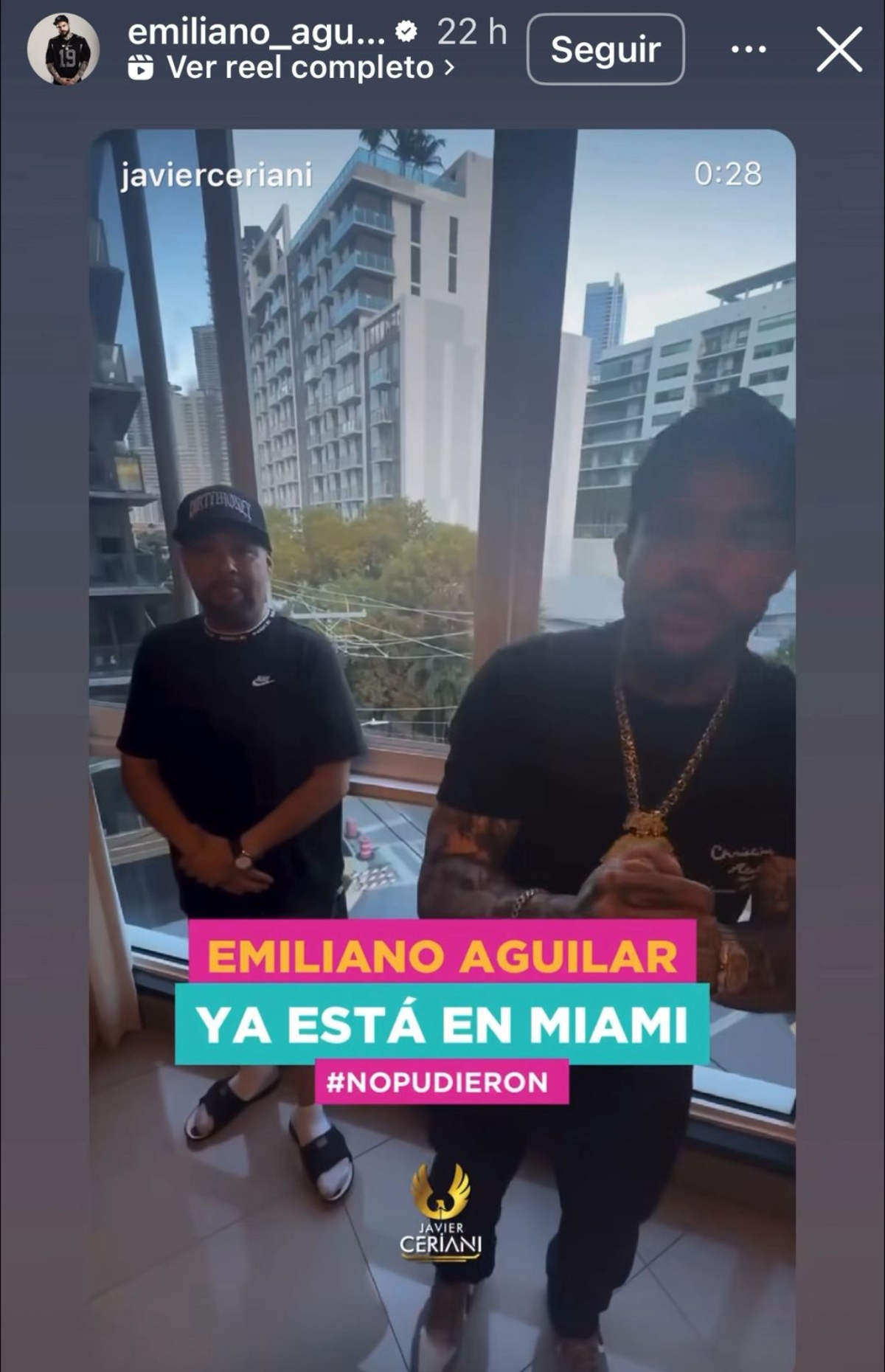 Emiliano Aguilar, famosos