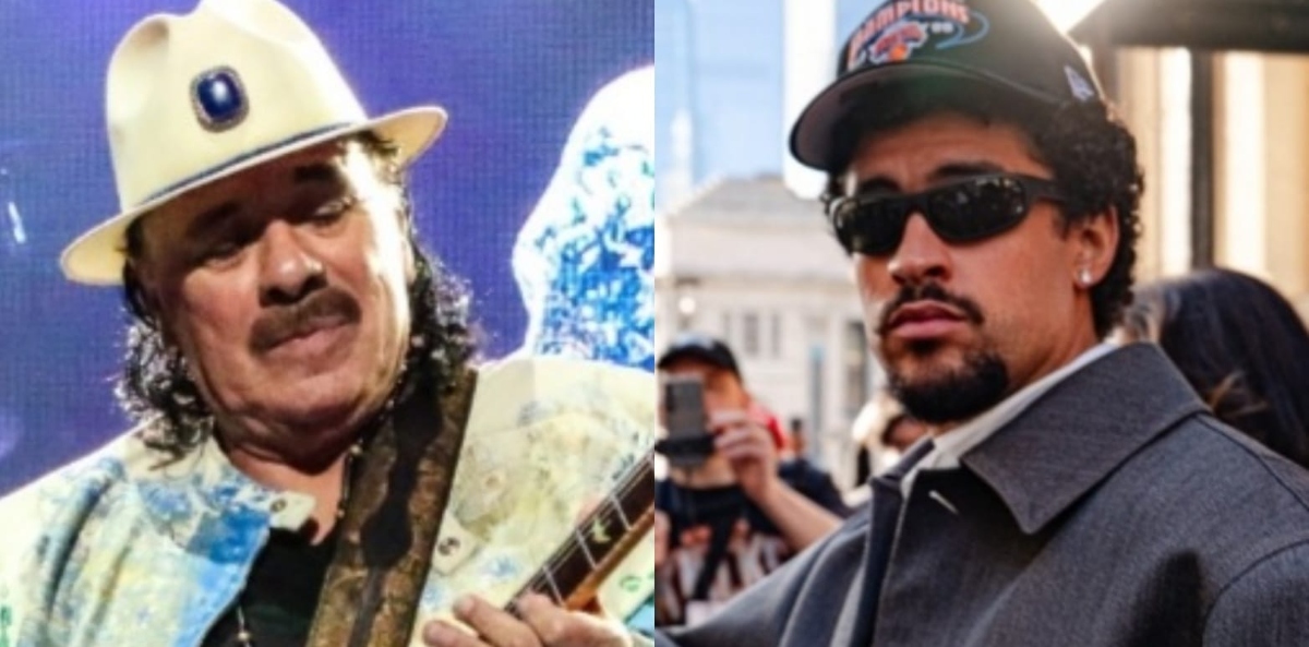 Santana rompe el silencio y apoya a Bad Bunny en el Super Bowl