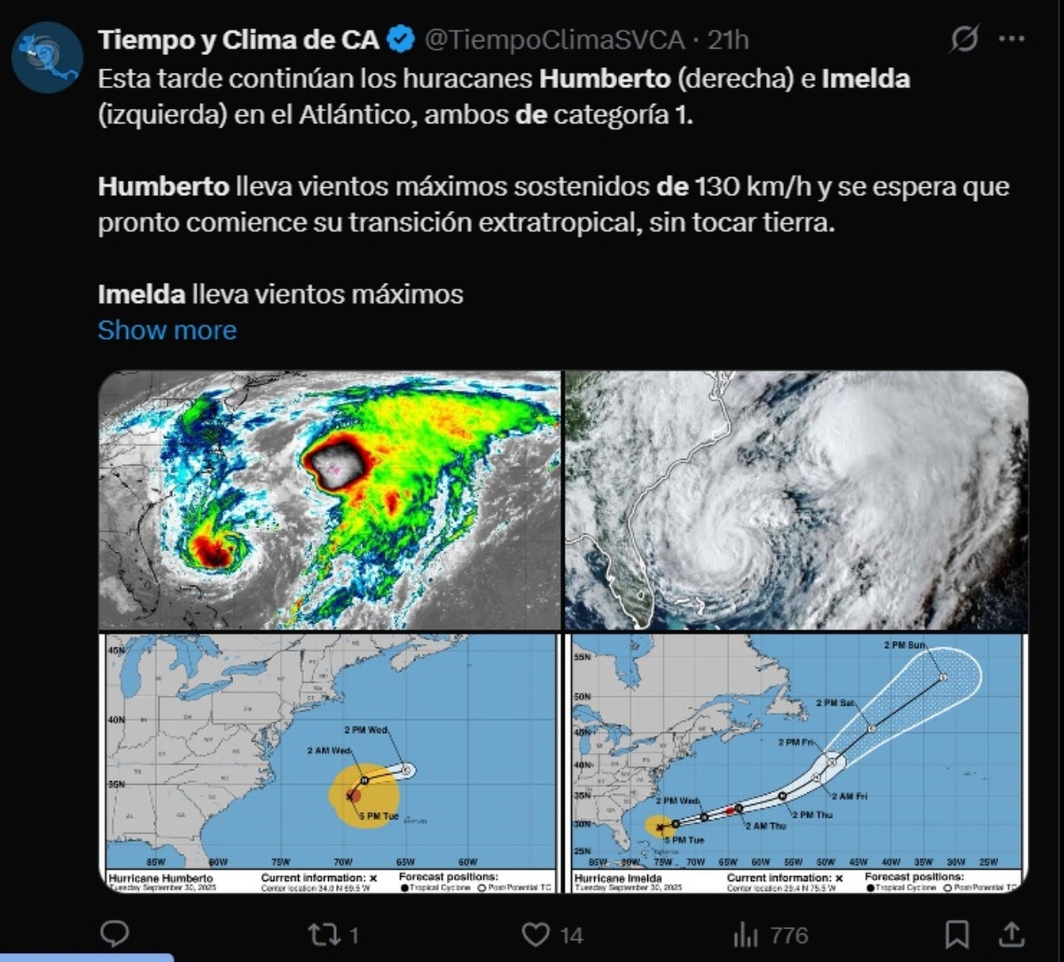 Huracán Imelda