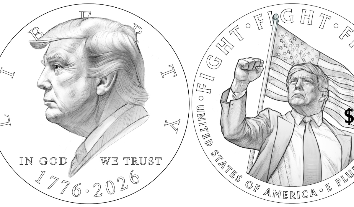 EE.UU. analiza lanzar monedas de un dólar con el rostro de Trump