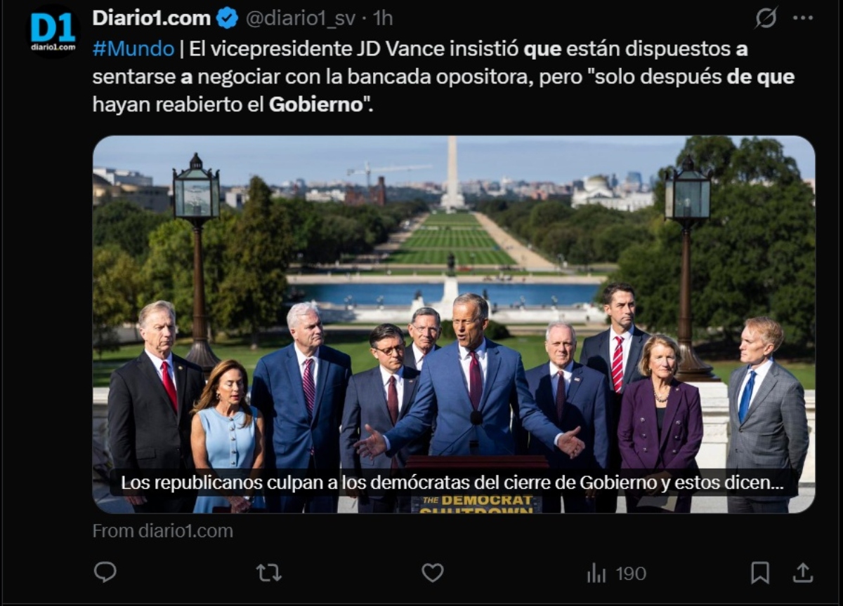 cierre de Gobierno