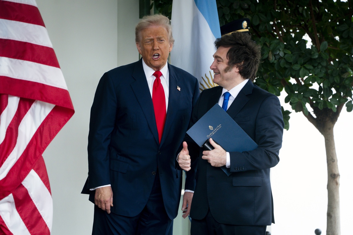 Trump recibe con elogios a Javier Milei durante su encuentro en la Casa Blanca