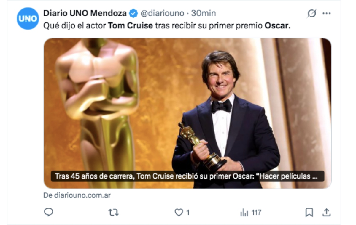 Tom Cruise, Cine