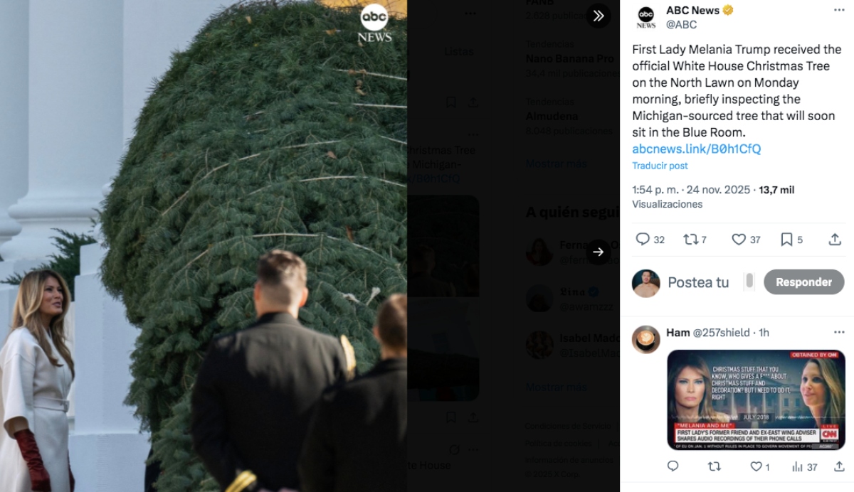 Melania Trump, Navidad