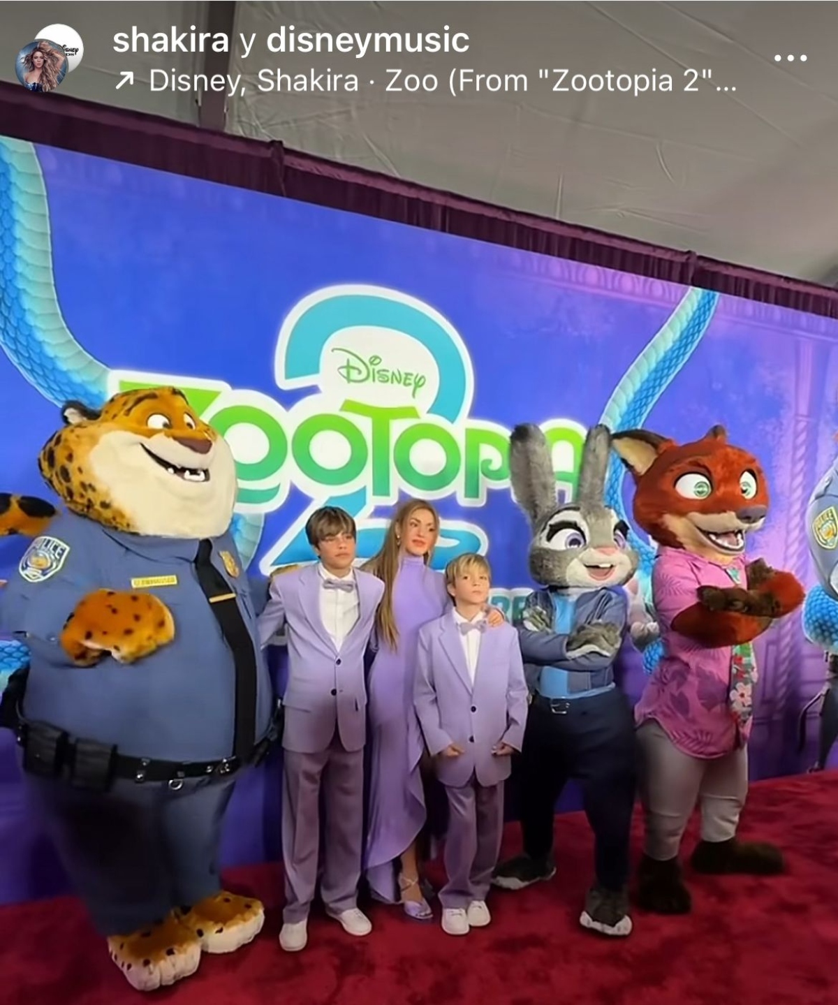 Shakira, Zootopia 2