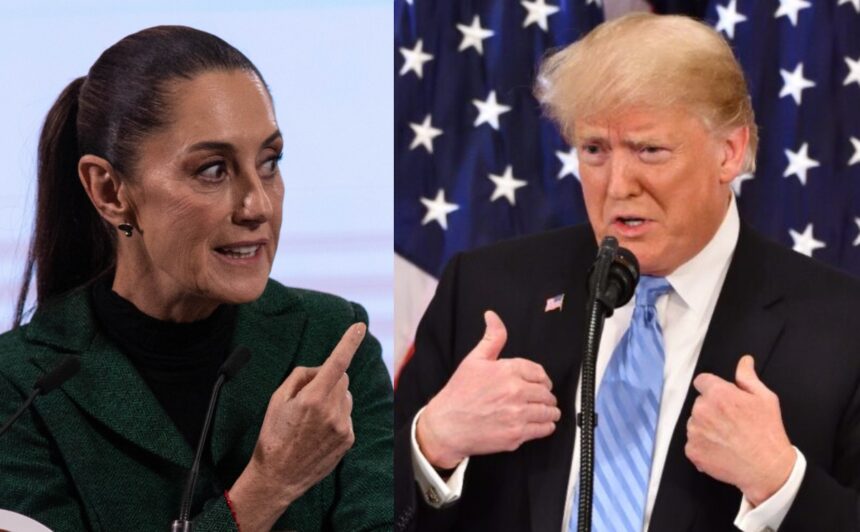 Sheinbaum ataques militares EEUU, Claudia Sheinbaum, Donald Trump, ataques militares de EEUU a México, QuéOnnda