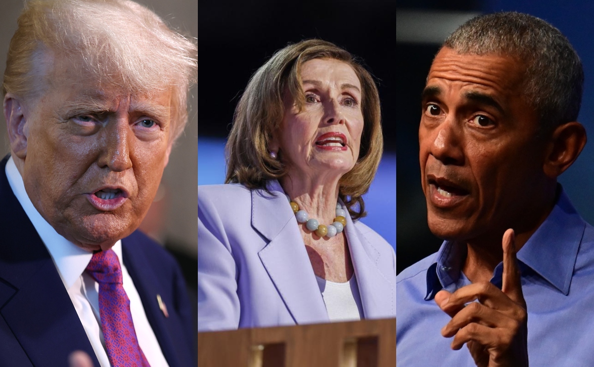 Mientras Obama, Biden y Harris celebran su legado, Trump llama “malvada” a Nancy Pelosi