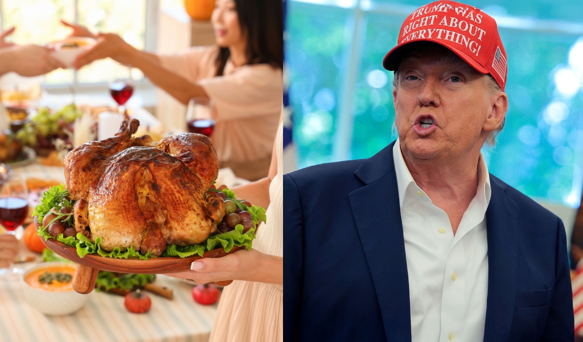 Trump afirma que cena de Thanksgiving será 25 % más barata este año