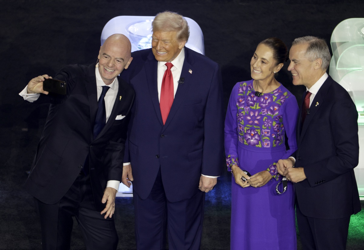 Trump y Sheinbaum coinciden por primera vez durante el sorteo del Mundial 2026