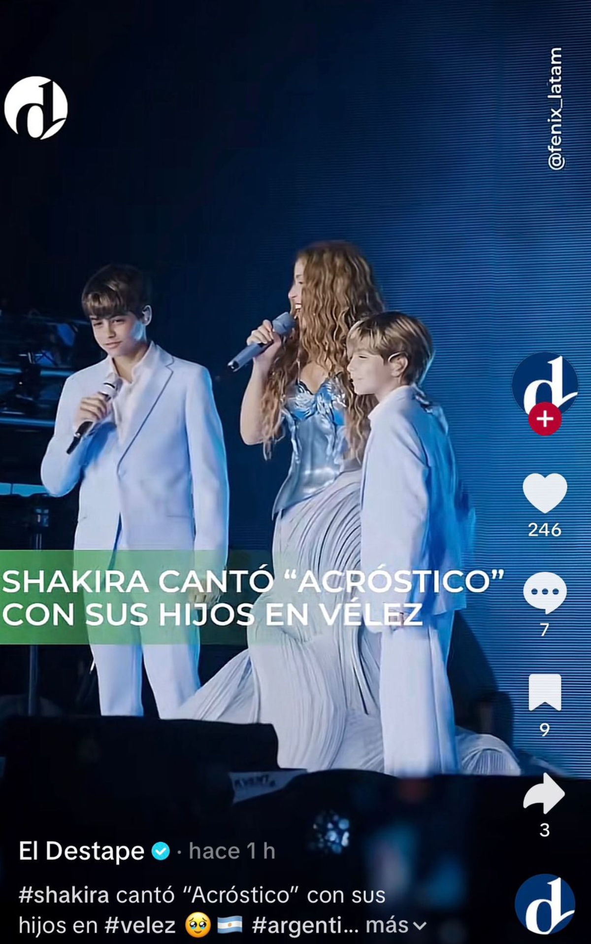 Shakira, Milán, Sasha