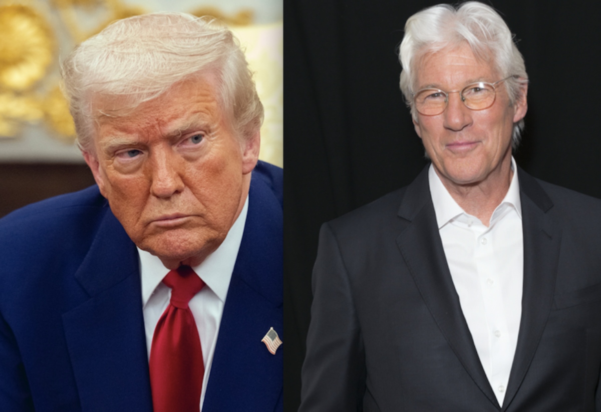 El actor Richard Gere arremete contra Donald Trump