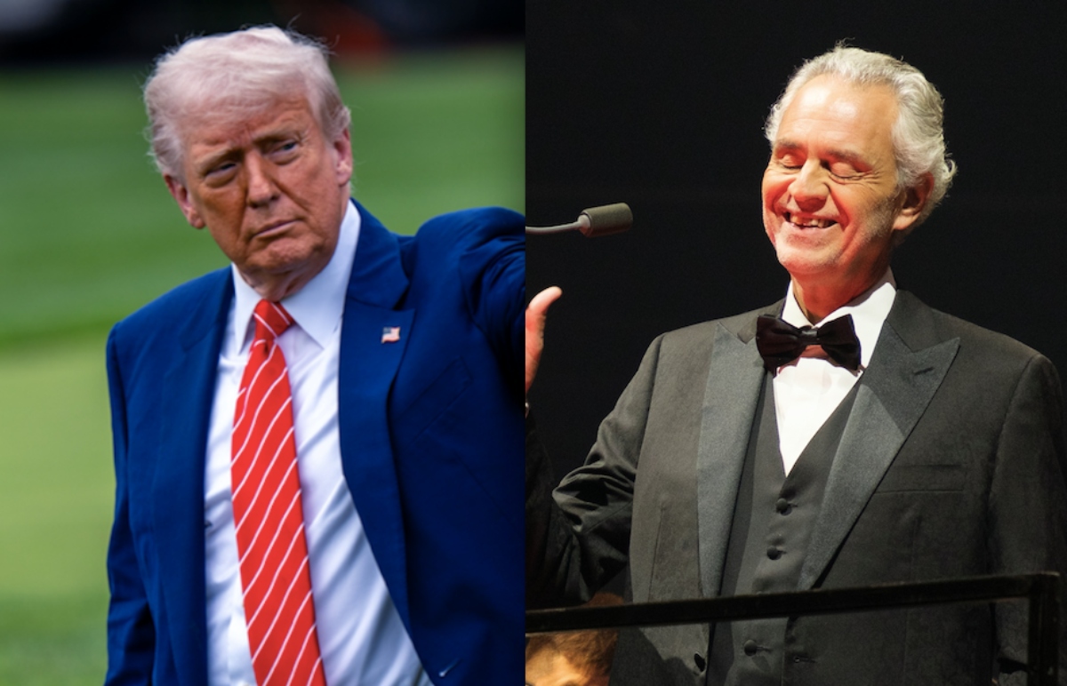 Andrea Bocelli ofrece show privado a Trump