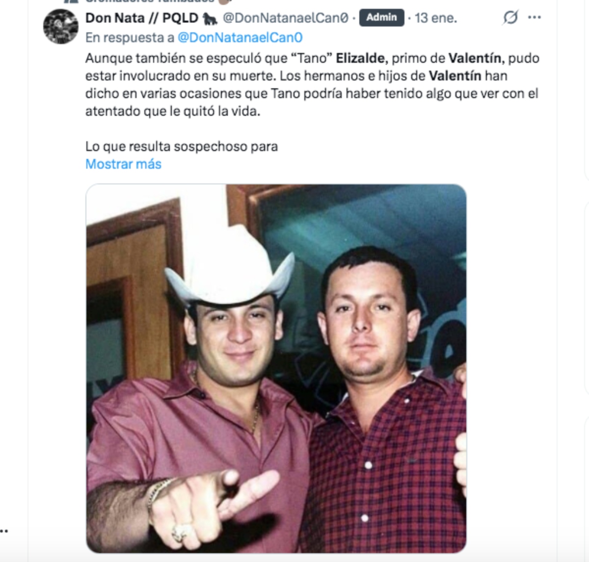 Valentín Elizalde, famosos