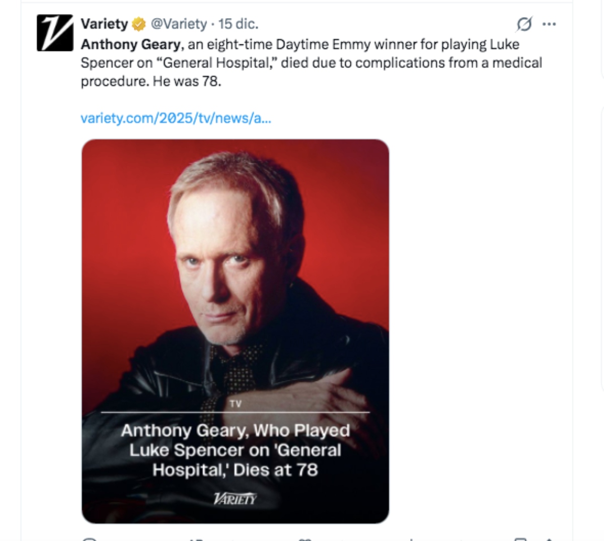 Anthony Geary, famosos