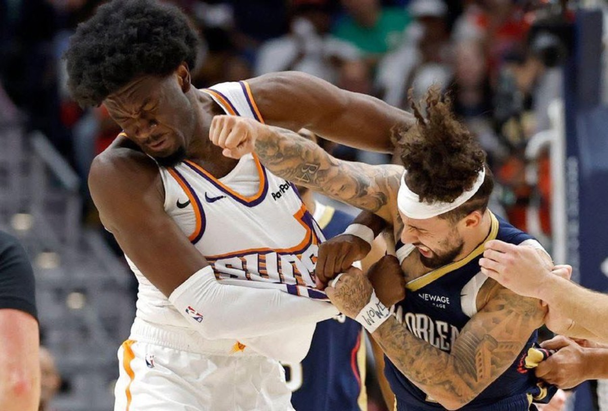 NBA sanciona a José Alvarado y Mark Williams tras pelea en el Pelicans vs Suns