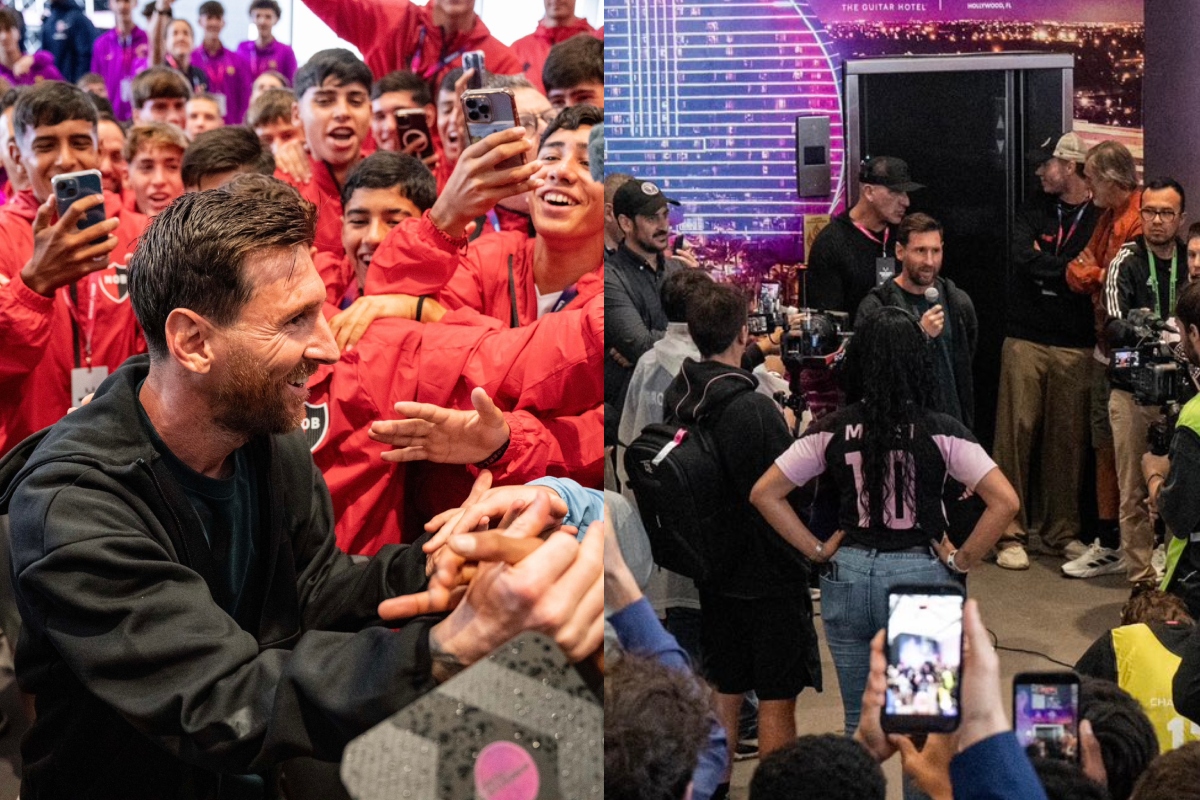 Messi inaugura la Messi Cup, el nuevo torneo sub-16 que une a academias de Europa y América