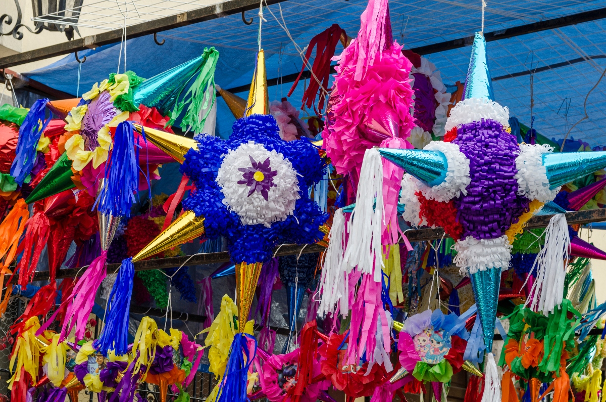 piñata de siete picos, piñata en posadas, piñata, posadas, QuéOnnda