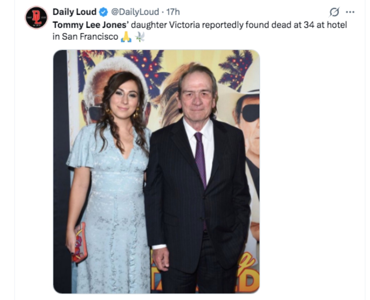 Tommy Lee Jones, hija