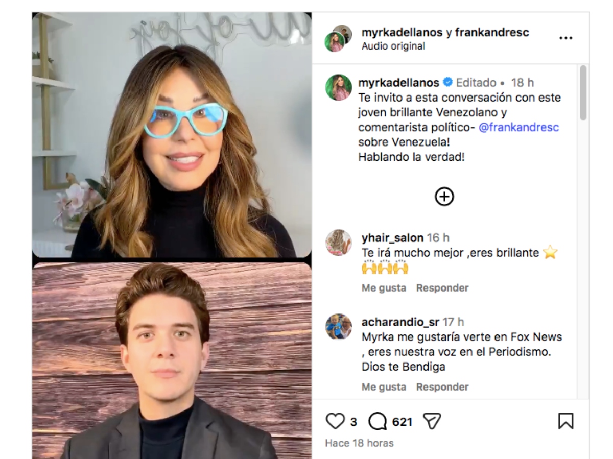 Myrka Dellanos, televisión