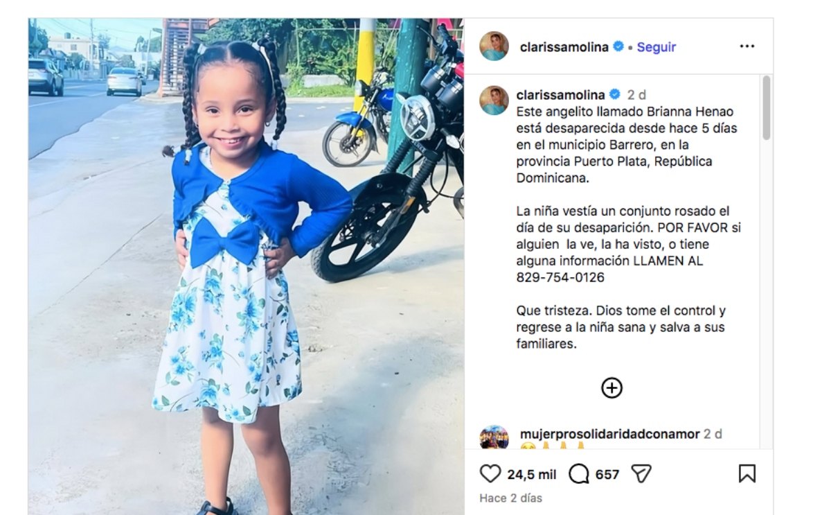 Clarissa Molina, famosos