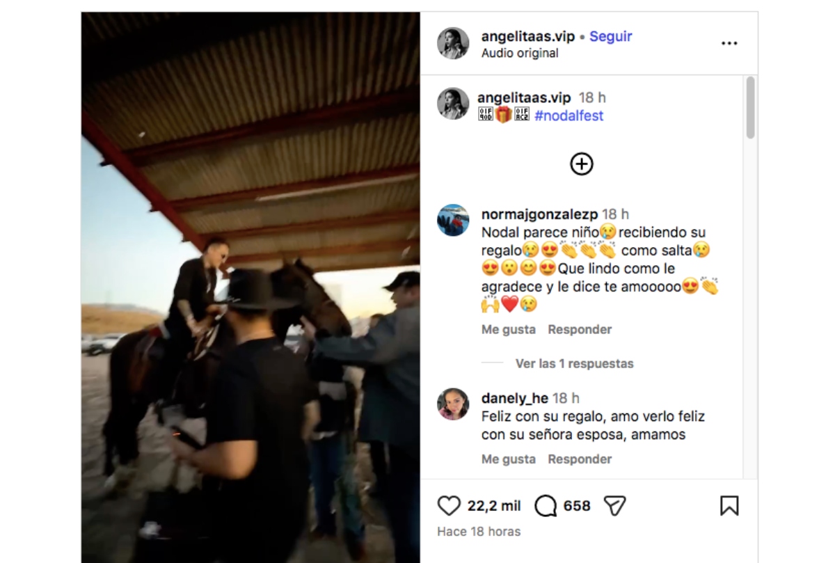 Ángela Aguilar, Christian Nodal