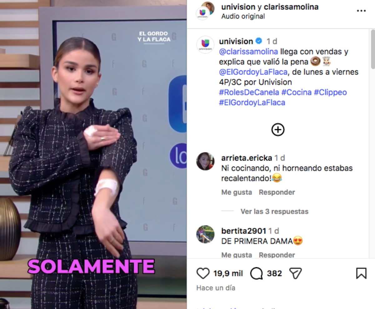 Clarissa Molina, televisión