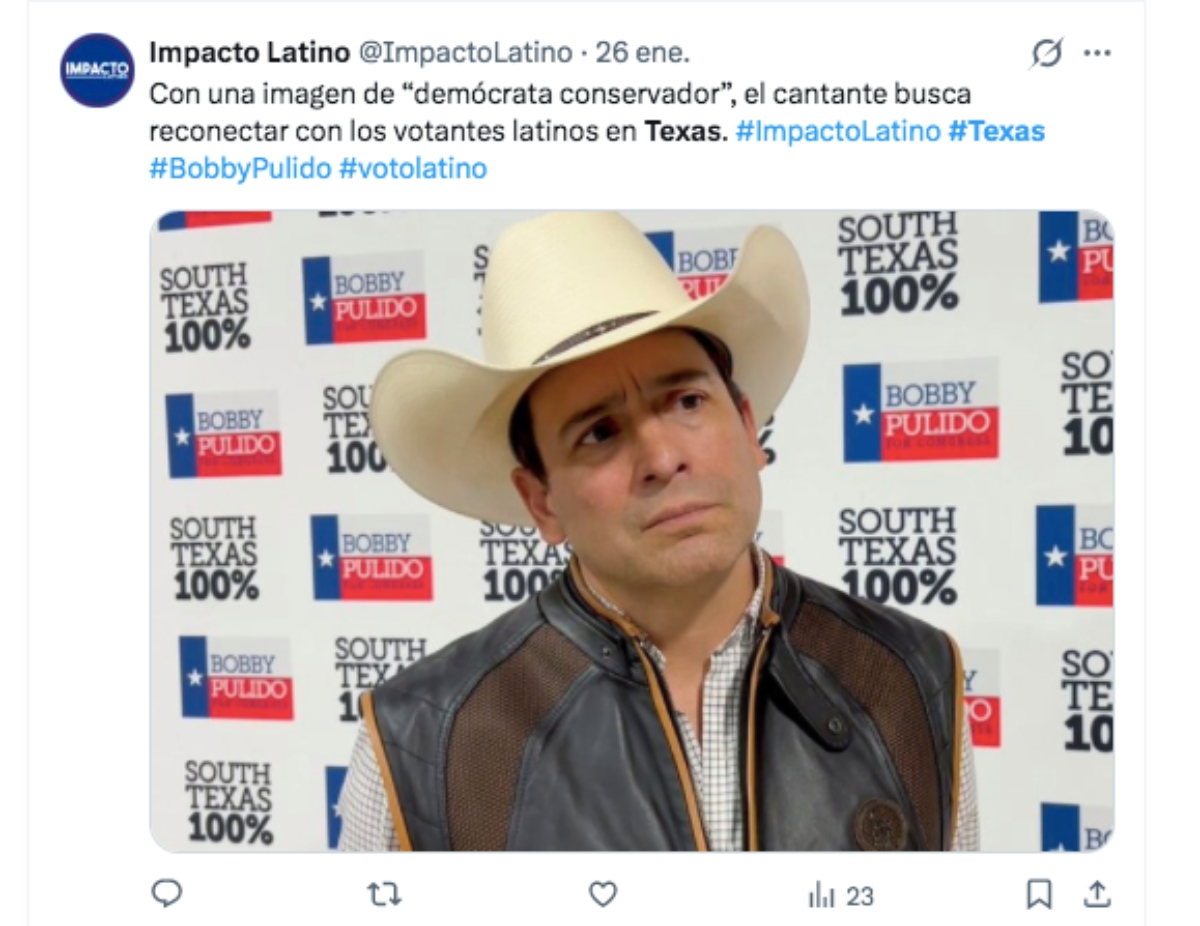 Bobby Pulido, Texas