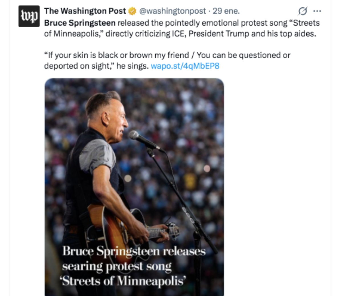 Bruce Springsteen, música