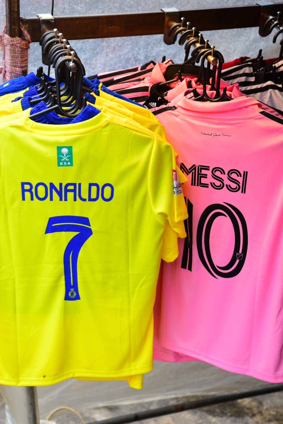 Cristiano Ronaldo, Messi,