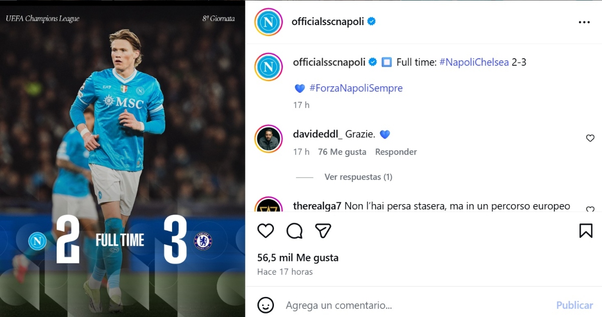 Champions League, Nápoles,