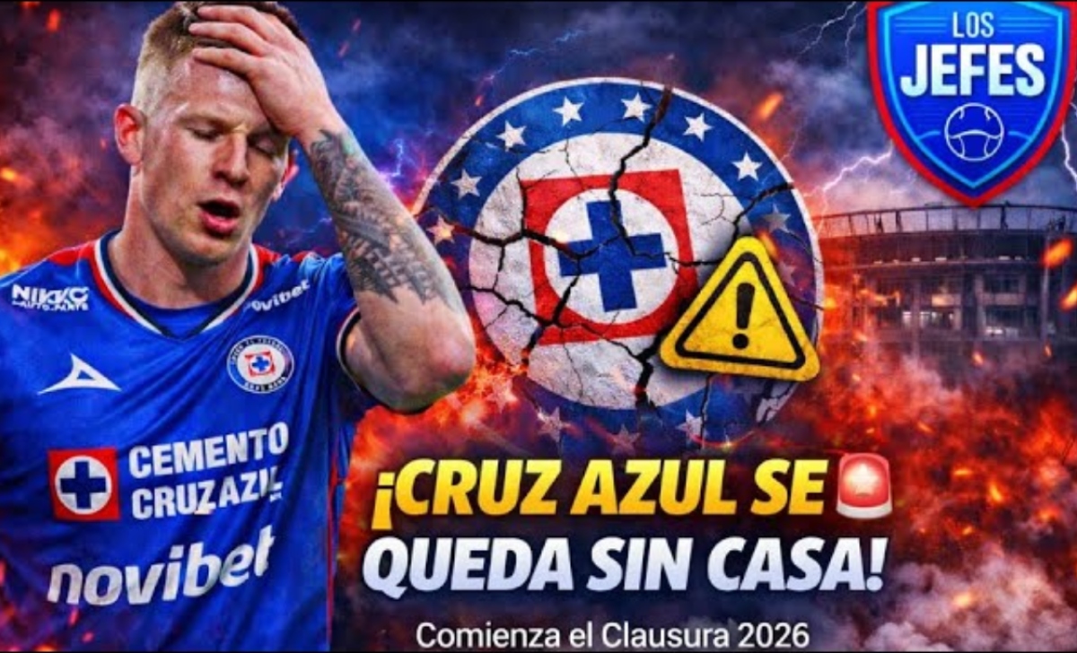 ¡Cruz Azul sin casa!