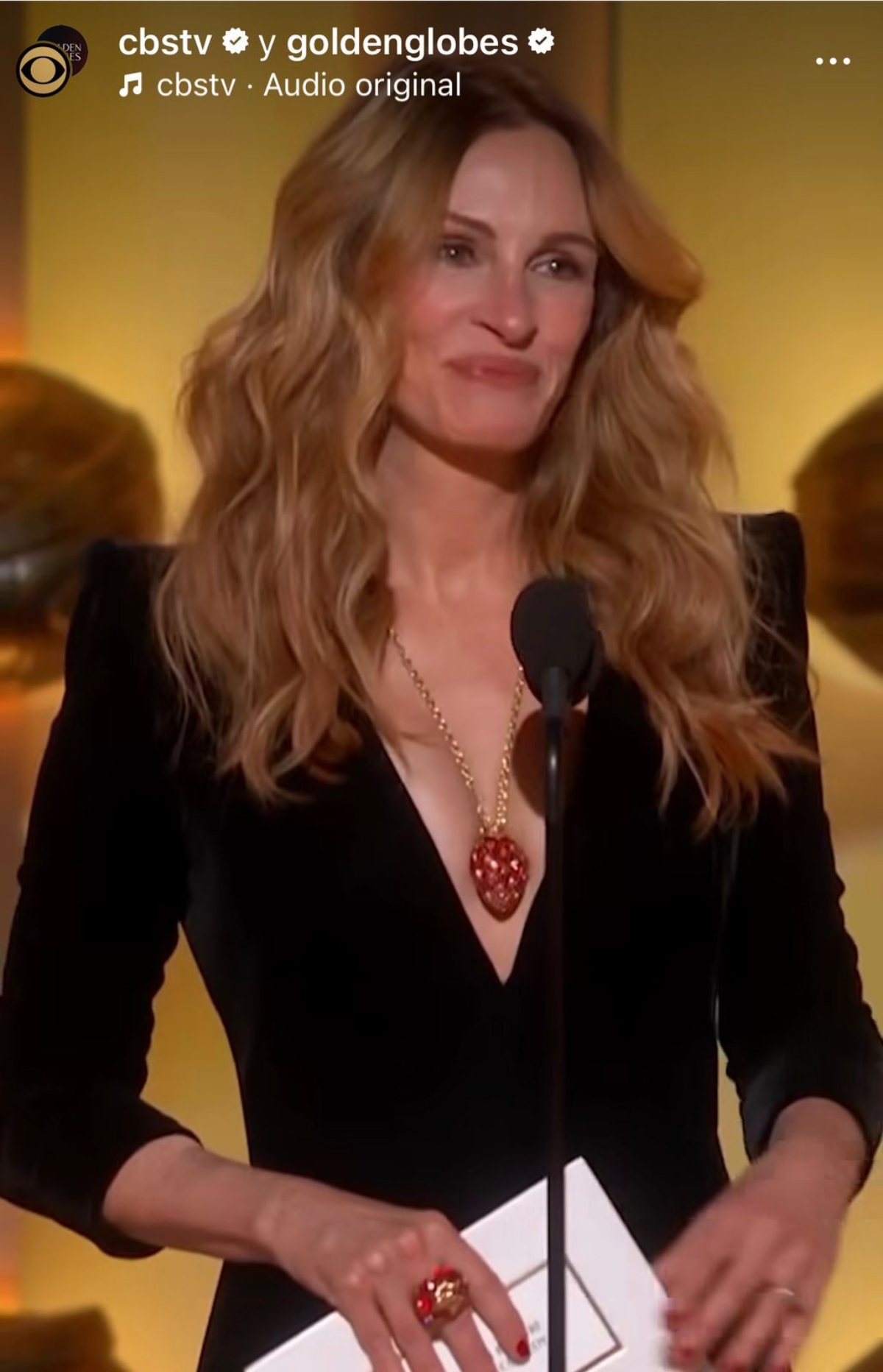 Julia Roberts, ovación