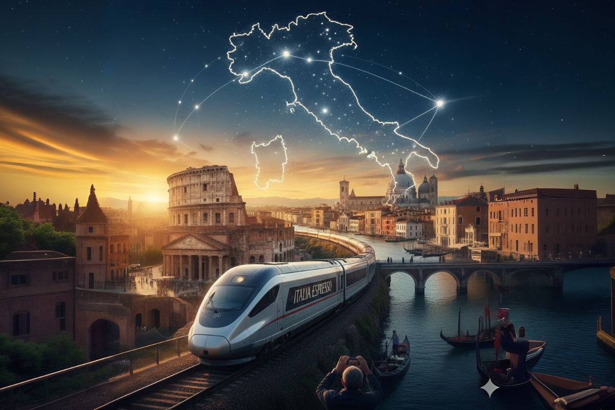Italia en tren: Cómo recorrer Roma, Florencia y Venecia sin gastar una fortuna