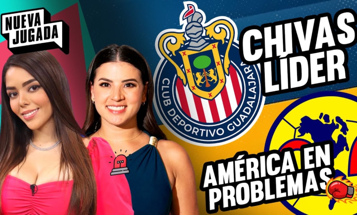 Chivas líder, América en problemas