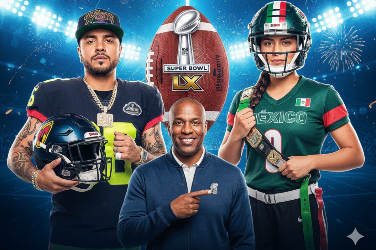 ¡Latino Power en el Super Bowl! J Balvin y Diana Flores tomarán el control del campo en el ‘Flag Football Game’