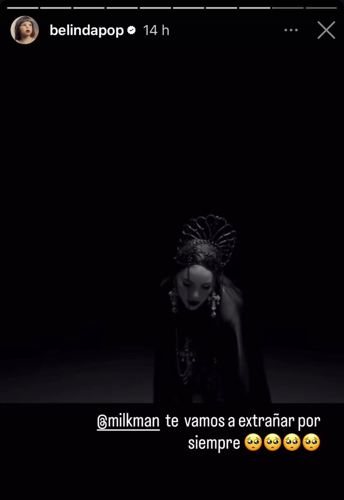 Belinda, famosos, Milkman 