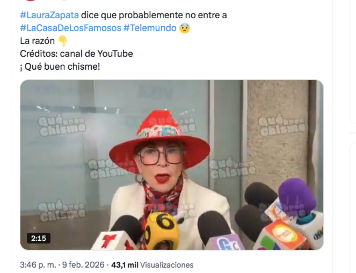 Laura Zapata, Casa de los Famosos