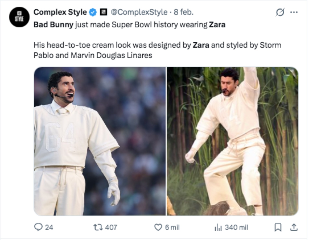 Bad Bunny, ZARA