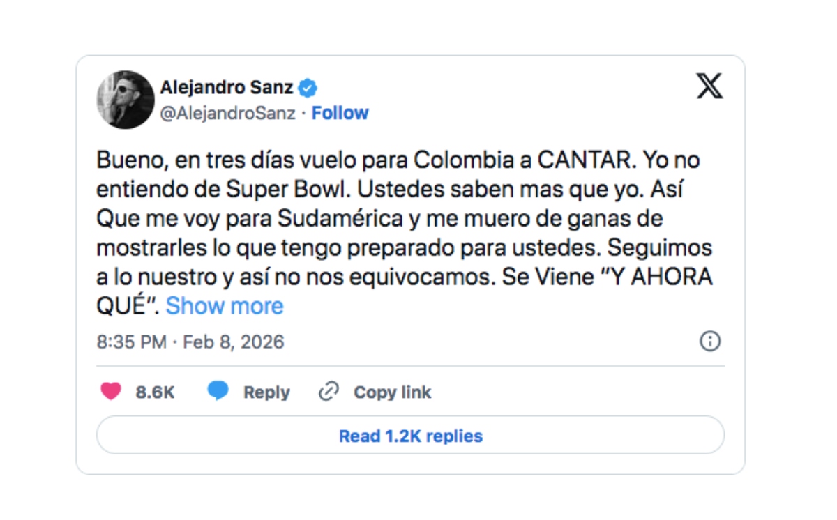 Alejandro Sanz, música