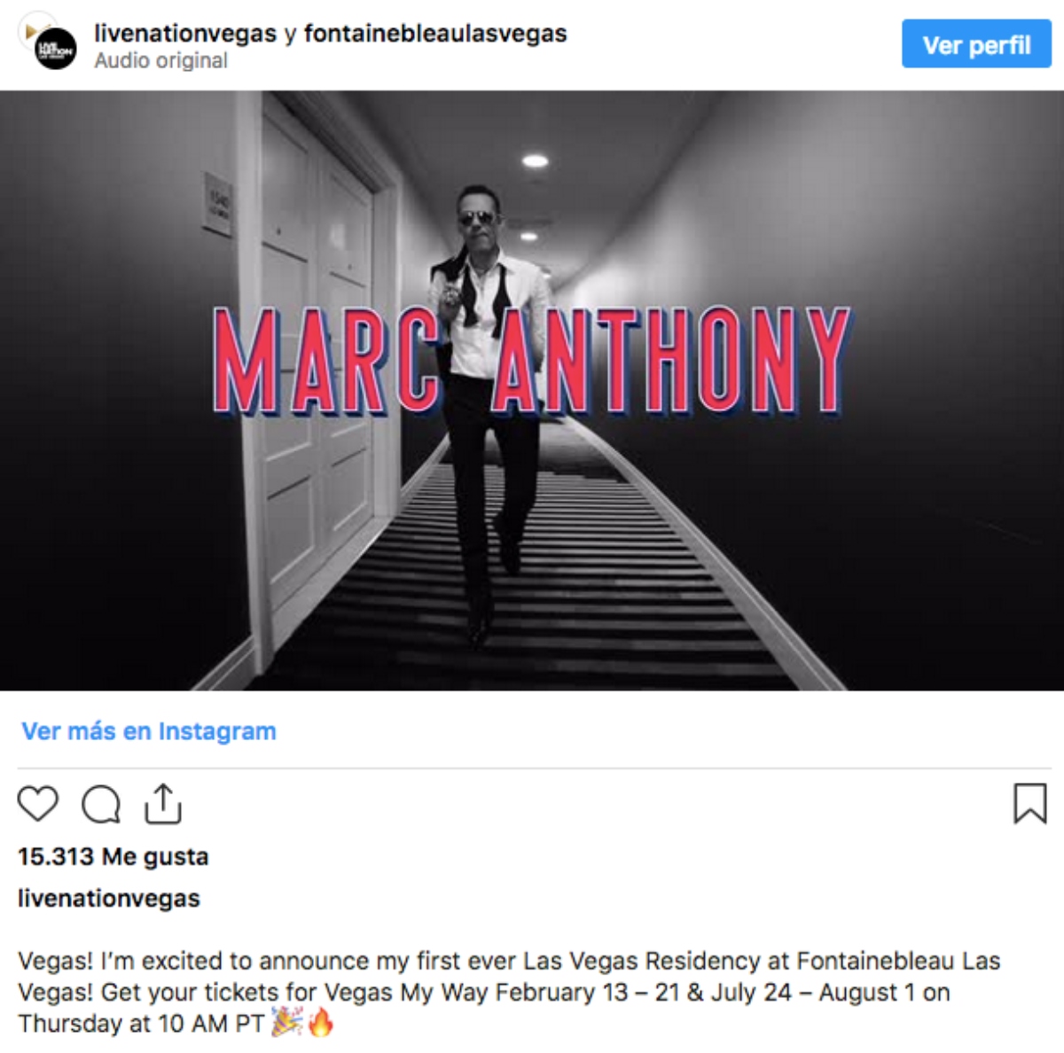 Marc Anthony, música