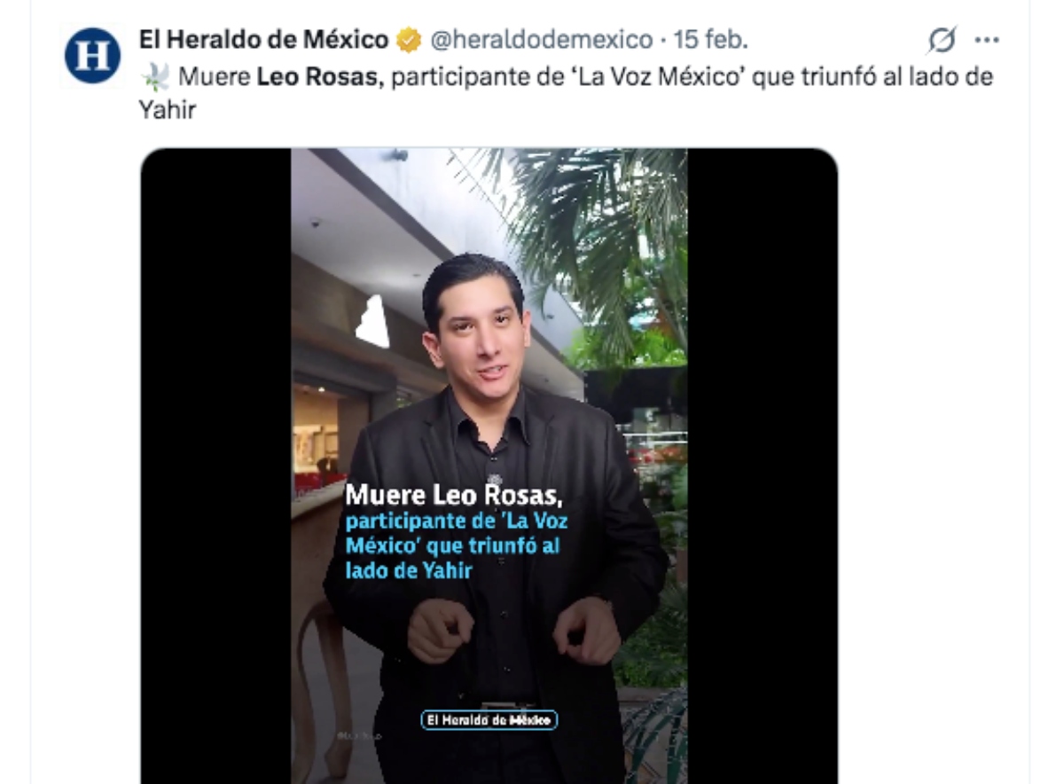 Leo Rosas muerte, famosos