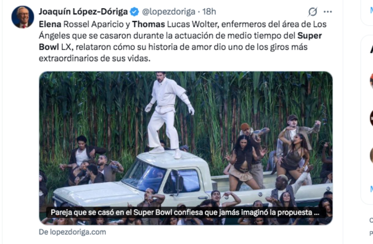 Bad bunny boda Super Bowl, música