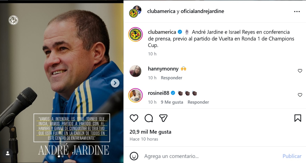 André Jardine, América
