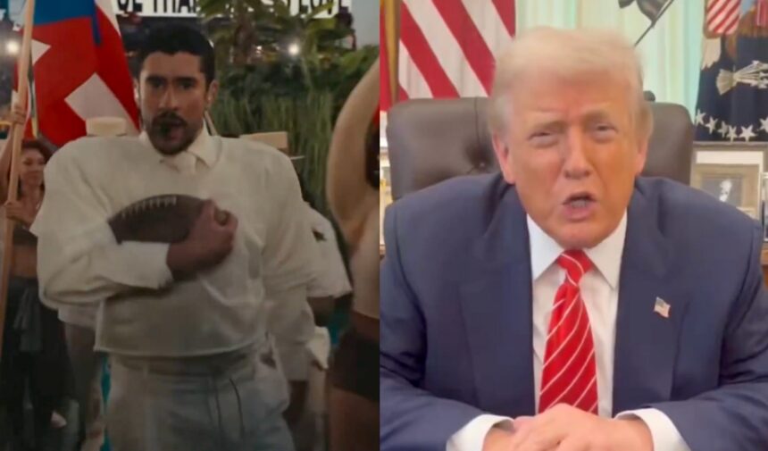 Trump critica show medio tiempo, Trump, show medio tiempo, Bad Bunny, QuéOnnda
